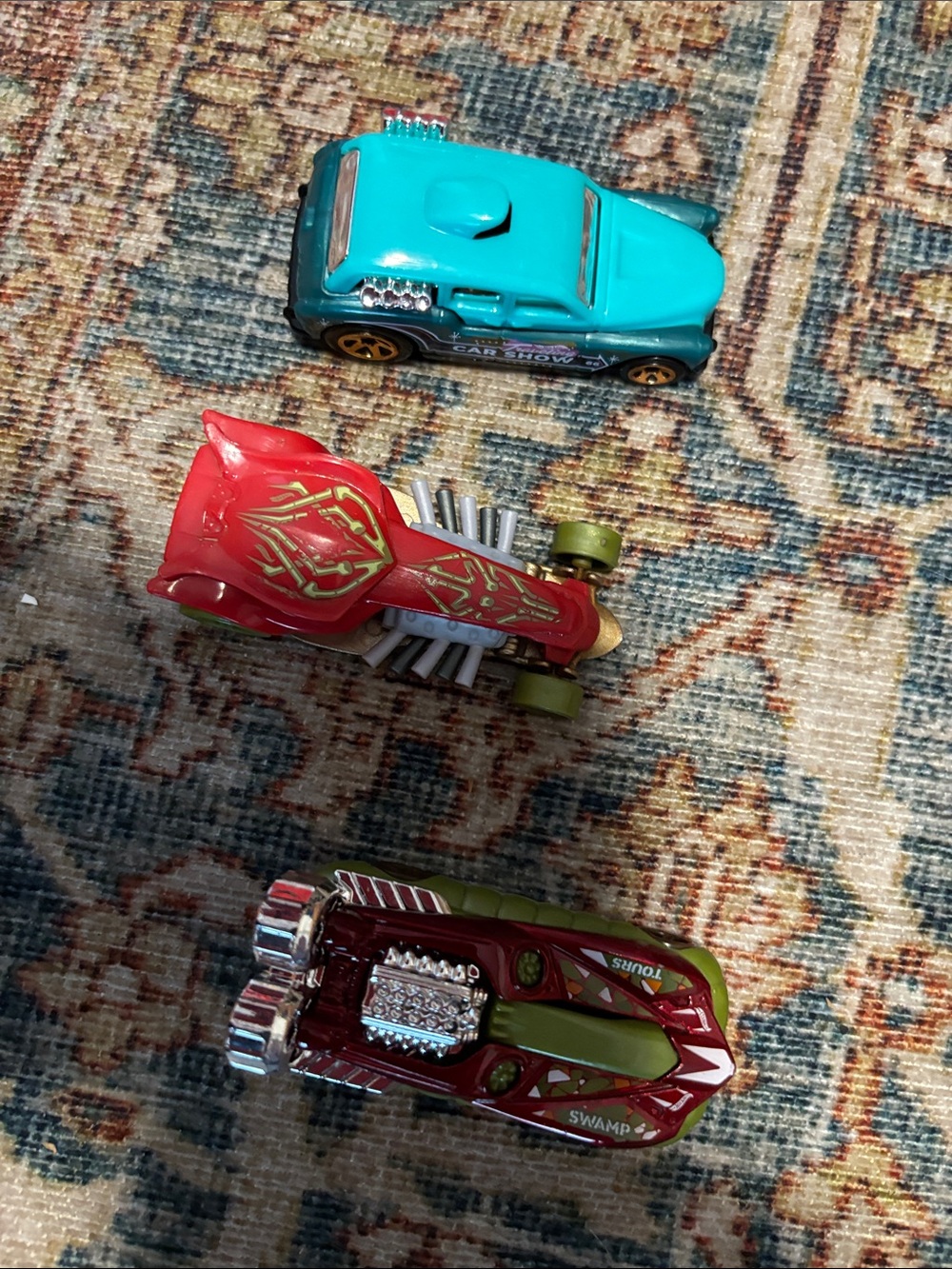 3 Hot Wheels Cars